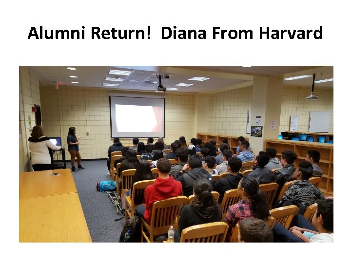 Alumni Return! Diana From Harvard 