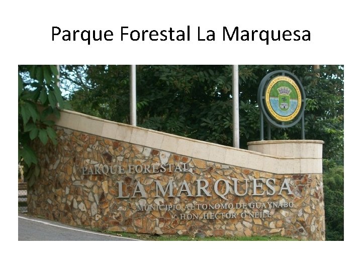 Parque Forestal La Marquesa 