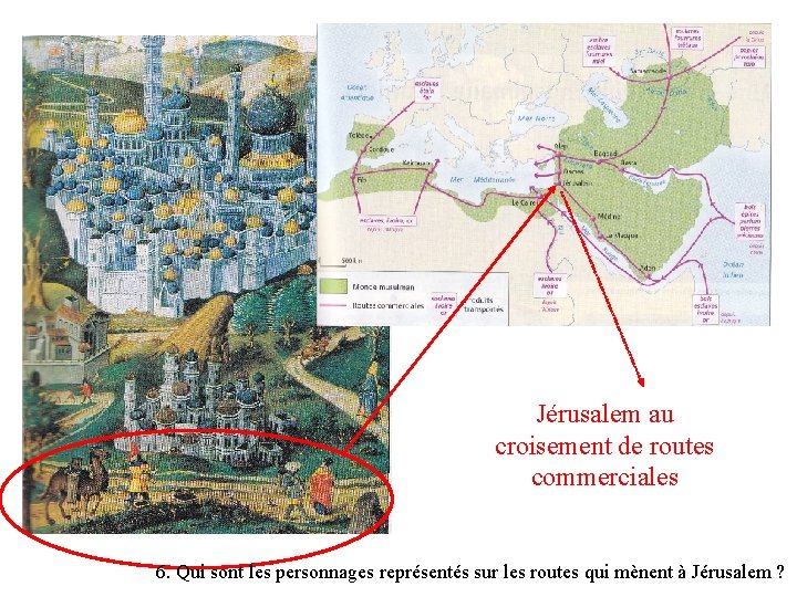Jérusalem au croisement de routes commerciales 6. Qui sont les personnages représentés sur les