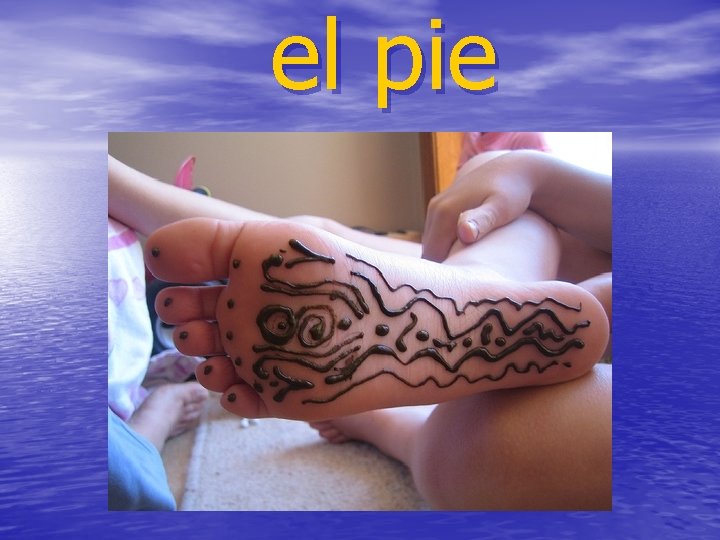 el pie 