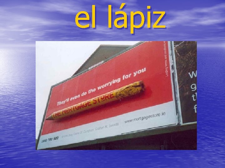 el lápiz 