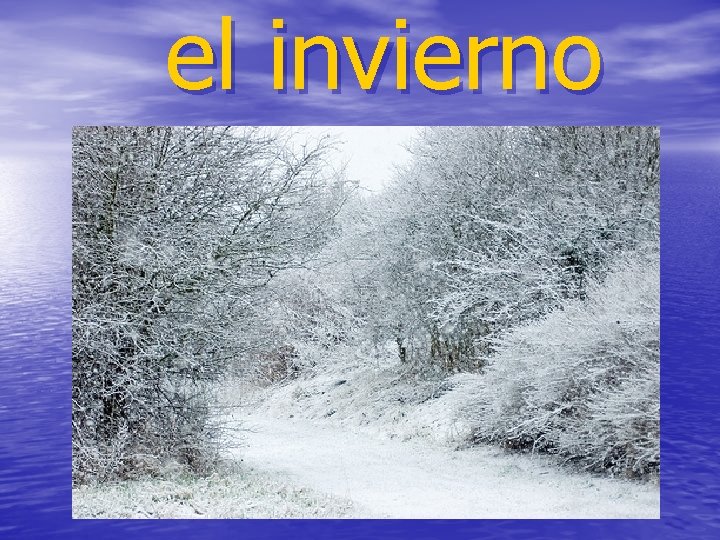 el invierno 