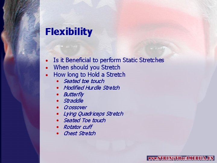 Flexibility • • • Is it Beneficial to perform Static Stretches When should you