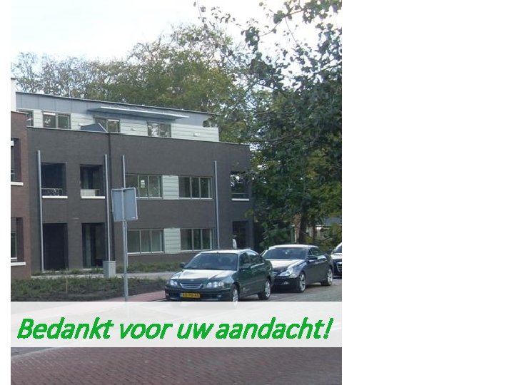 Bedankt voor uw aandacht! 