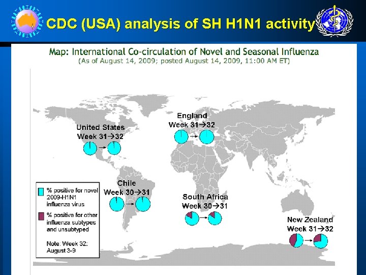 CDC (USA) analysis of SH H 1 N 1 activity 