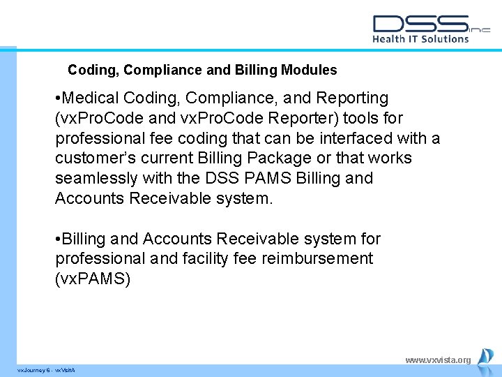 Coding, Compliance and Billing Modules • Medical Coding, Compliance, and Reporting (vx. Pro. Code
