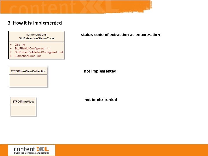 3. How it is implemented status code of extraction as enumeration not implemented 