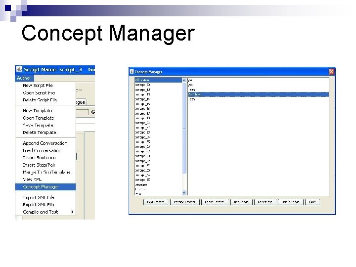 Concept Manager 