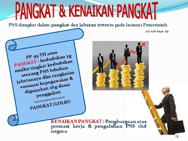 PNS diangkat dalam pangkat dan jabatan tertentu pada Instansi Pemerintah. (UU ASN Pasal 68)