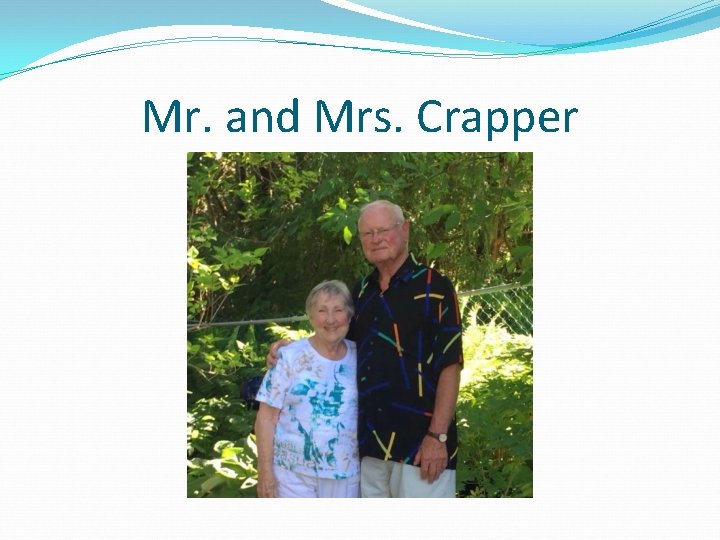 Mr. and Mrs. Crapper 