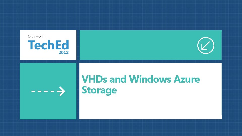 VHDs and Windows Azure Storage 