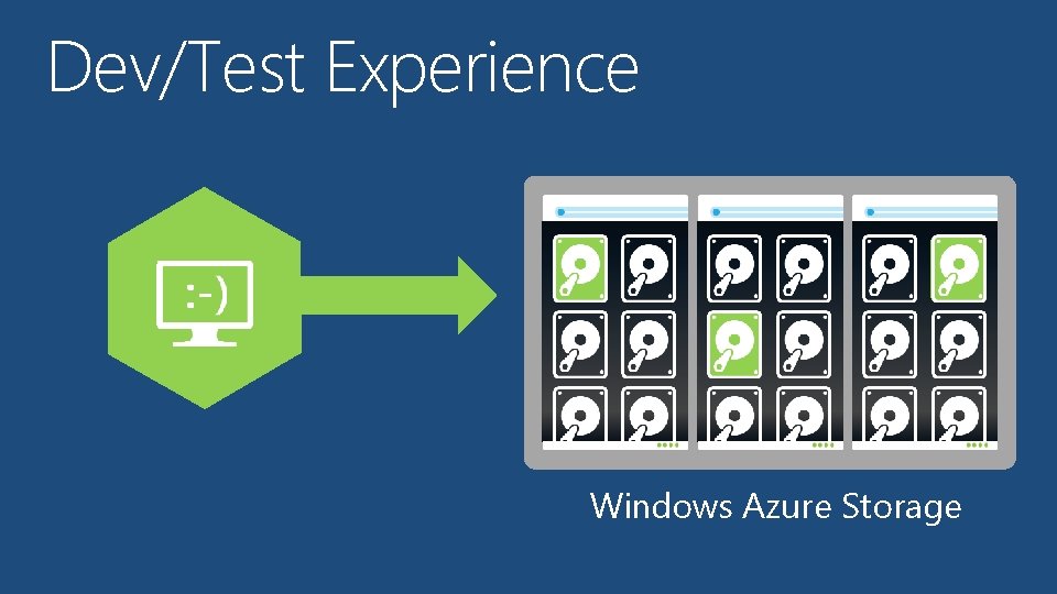 Dev/Test Experience Windows Azure Storage 