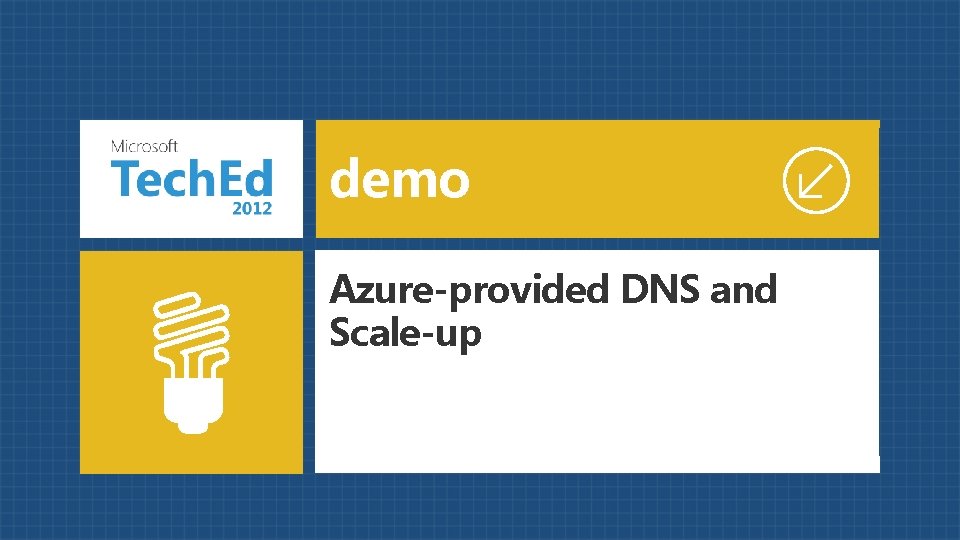 demo Azure-provided DNS and Scale-up 