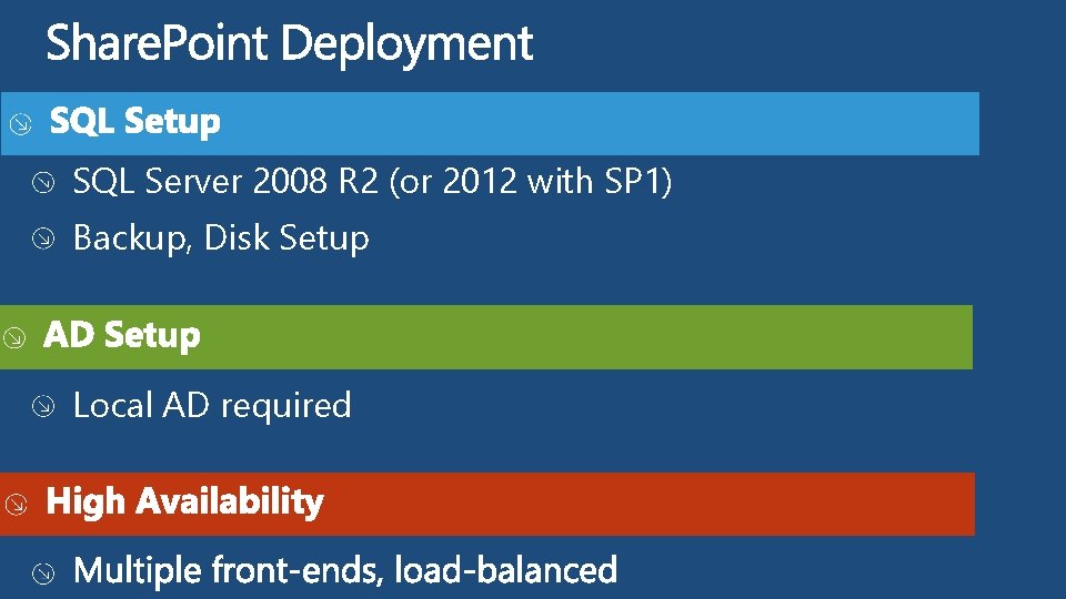 SQL Server 2008 R 2 (or 2012 with SP 1) Backup, Disk Setup Local