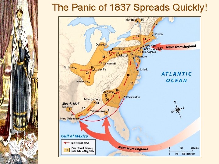 The Panic of 1837 Spreads Quickly! 