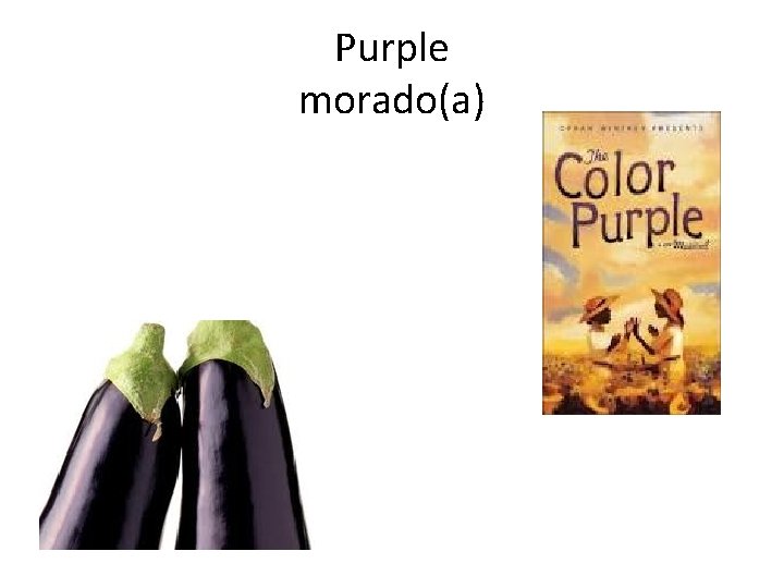 Purple morado(a) 