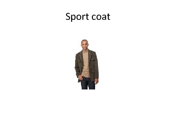 Sport coat 