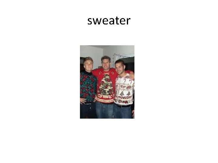 sweater 