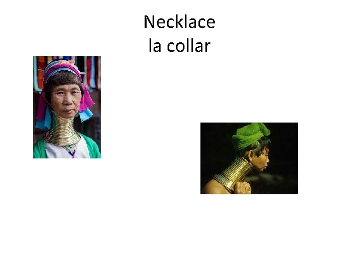 Necklace la collar 