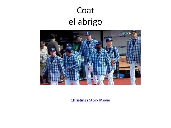 Coat el abrigo Christmas Story Movie 