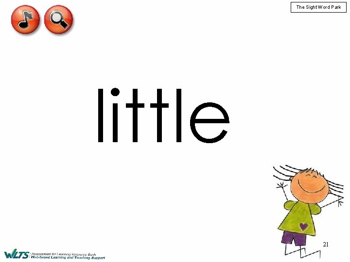 The Sight Word Park little 21 