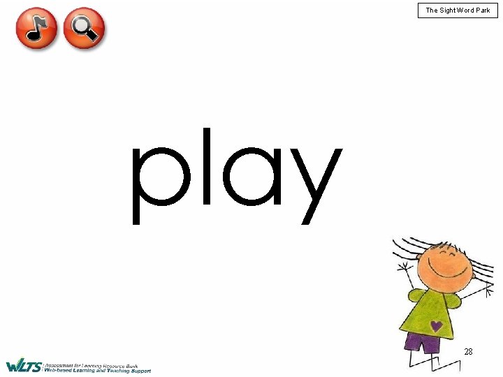 The Sight Word Park play 28 