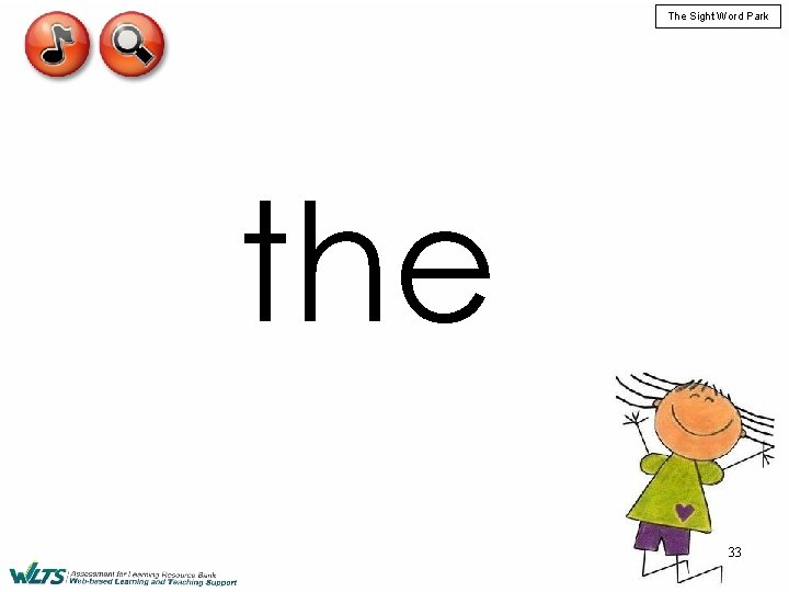 The Sight Word Park the 33 