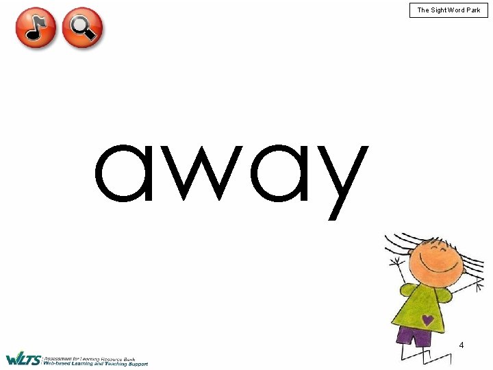 The Sight Word Park away 4 