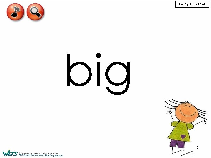 The Sight Word Park big 5 