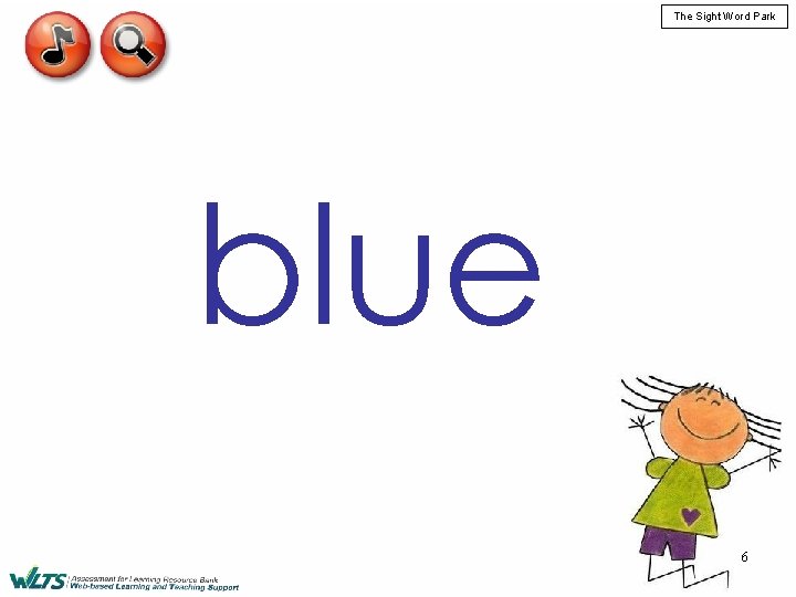 The Sight Word Park blue 6 