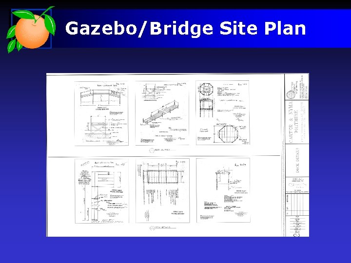 Gazebo/Bridge Site Plan 