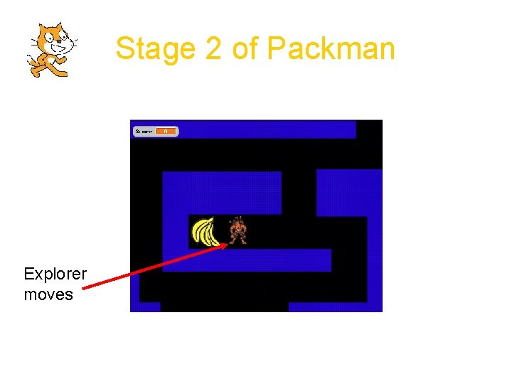 Stage 2 of Packman Explorer moves 