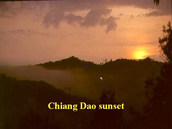 Chiang Dao sunset 