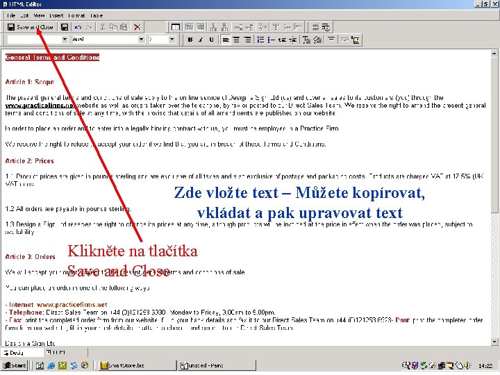 Zde vložte text – Můžete kopírovat, vkládat a pak upravovat text Klikněte na tlačítka