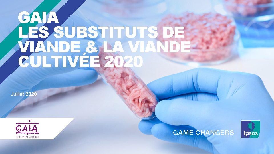 GAIA LES SUBSTITUTS DE VIANDE & LA VIANDE CULTIVÉE 2020 Juillet 2020 