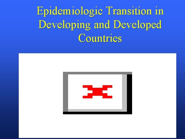 Epidemiologic Transition in Developing and Developed Countries 