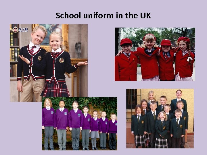 School uniform in the UK 