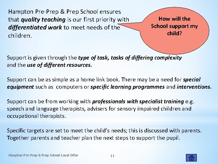Hampton Pre-Prep & Prep School ensures that quality teaching is our first priority with Hampton Pre-Prep & Prep School ensures that quality teaching is our first priority with