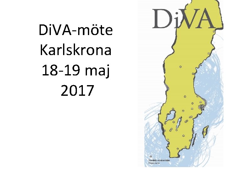 Di. VA-möte Karlskrona 18 -19 maj 2017 