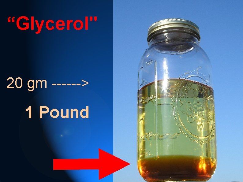 “Glycerol" 20 gm ------> 1 Pound 