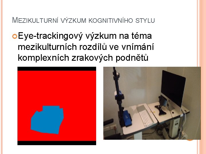 MEZIKULTURNÍ VÝZKUM KOGNITIVNÍHO STYLU Eye-trackingový výzkum na téma mezikulturních rozdílů ve vnímání komplexních zrakových