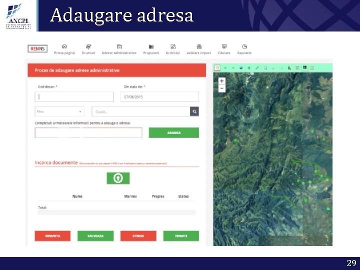 Adaugare adresa 29 