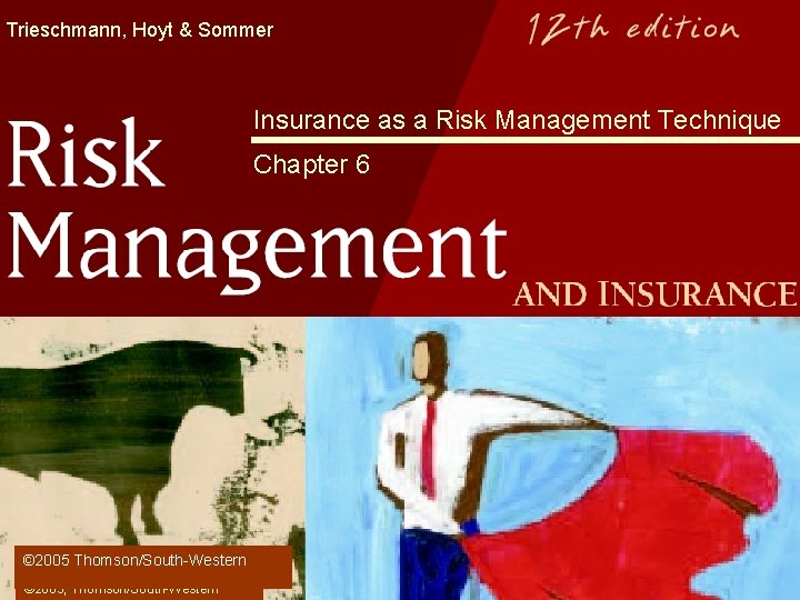 Trieschmann, Hoyt & Sommer Insurance as a Risk Management Technique Chapter 6 © 2005