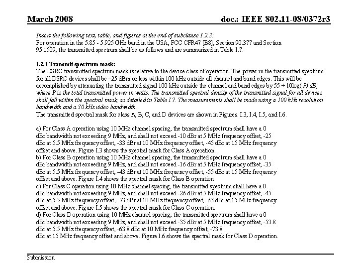 March 2008 doc. : IEEE 802. 11 -08/0372 r 3 Insert the following text,