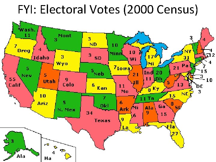 FYI: Electoral Votes (2000 Census) 