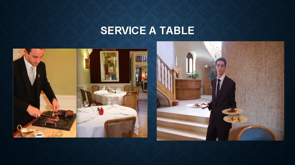 SERVICE A TABLE 