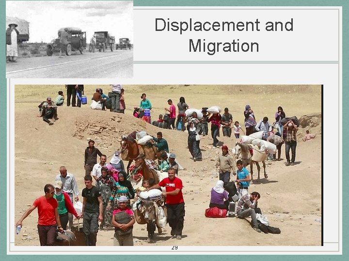 Displacement and Migration 29 