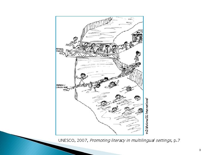 UNESCO, 2007, Promoting literacy in multilingual settings, p. 7 3 