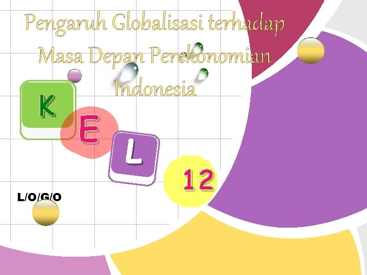 Pengaruh Globalisasi terhadap Masa Depan Perekonomian Indonesia K E L/O/G/O L 12 