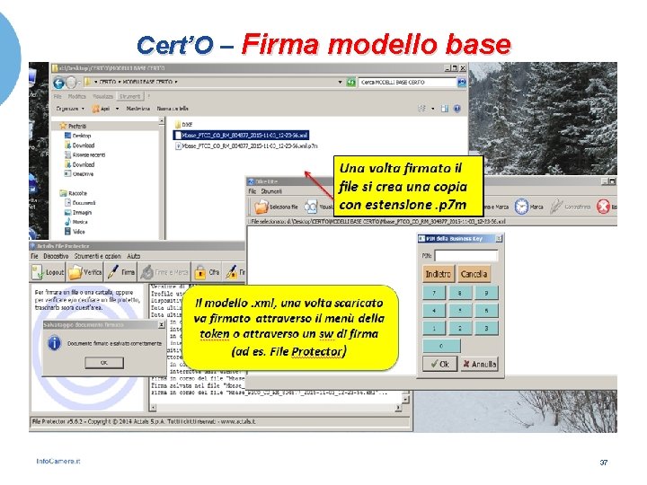 Cert’O – Firma modello base 37 